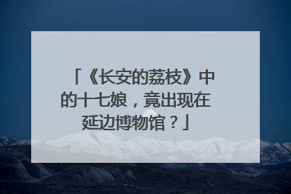 《长安的荔枝》中的十七娘，竟出现在延边博物馆？