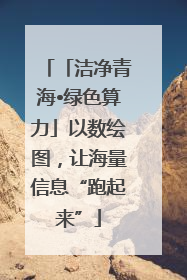「洁净青海•绿色算力」以数绘图，让海量信息“跑起来”