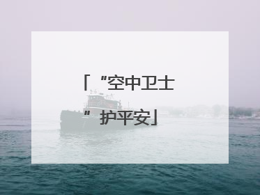 “空中卫士”护平安