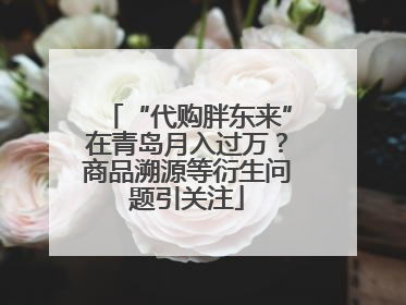 “代购胖东来”在青岛月入过万？商品溯源等衍生问题引关注
