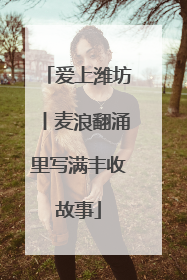 爱上潍坊丨麦浪翻涌里写满丰收故事