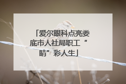 爱尔眼科点亮娄底市人社局职工“睛”彩人生