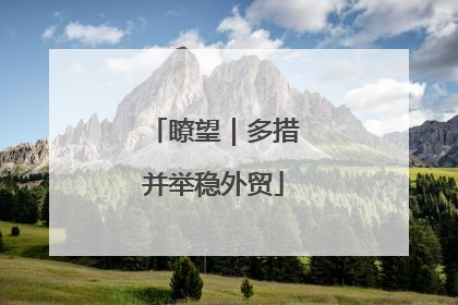 瞭望｜多措并举稳外贸