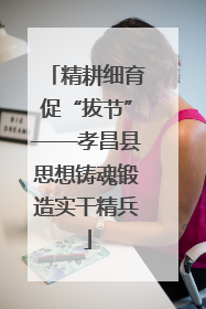 精耕细育促“拔节”——孝昌县思想铸魂锻造实干精兵