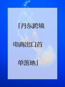 丹东跨境电商出口首单落地