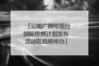 云南广播电视台国际传播计划发布活动在昆明举办