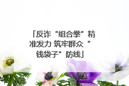 反诈“组合拳”精准发力 筑牢群众“钱袋子”防线