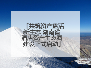 共筑资产盘活新生态 湖南省酒店资产生态圈建设正式启动