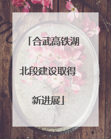 合武高铁湖北段建设取得新进展
