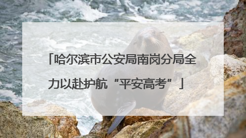 哈尔滨市公安局南岗分局全力以赴护航“平安高考”