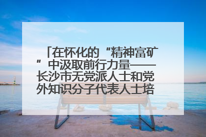 在怀化的“精神富矿”中汲取前行力量——长沙市无党派人士和党外知识分子代表人士培训班在怀化圆满举办