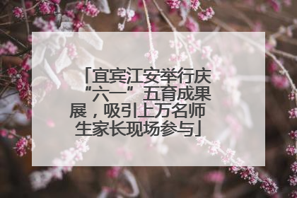 宜宾江安举行庆“六一”五育成果展，吸引上万名师生家长现场参与