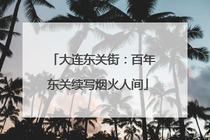 大连东关街：百年东关续写烟火人间