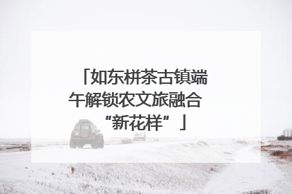 如东栟茶古镇端午解锁农文旅融合“新花样”