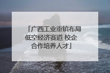 广西工业重镇布局低空经济赛道 校企合作培养人才