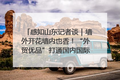 感知山东记者谈｜墙外开花墙内也香！“外贸优品”打通国内国际市场“旋转门”