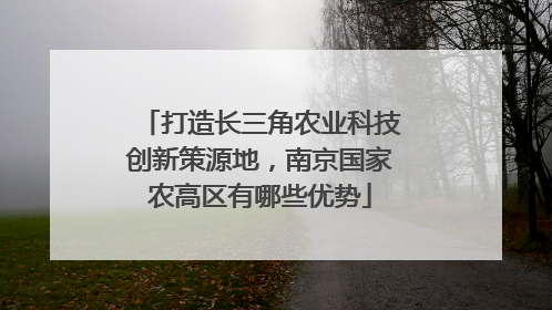 打造长三角农业科技创新策源地，南京国家农高区有哪些优势