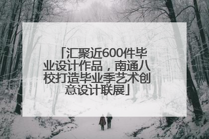 汇聚近600件毕业设计作品，南通八校打造毕业季艺术创意设计联展