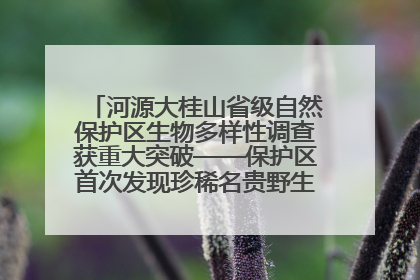 河源大桂山省级自然保护区生物多样性调查获重大突破——保护区首次发现珍稀名贵野生干巴菌与钝尾两头蛇