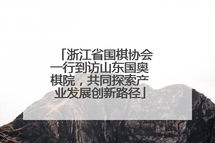 浙江省围棋协会一行到访山东国奥棋院，共同探索产业发展创新路径