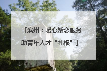 滨州：暖心婚恋服务助青年人才“扎根”