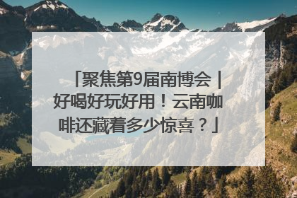 聚焦第9届南博会｜好喝好玩好用！云南咖啡还藏着多少惊喜？