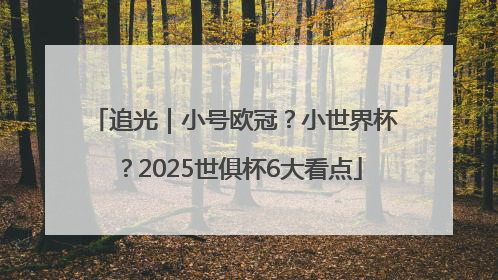追光｜小号欧冠？小世界杯？2025世俱杯6大看点