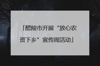醴陵市开展“放心农资下乡”宣传周活动