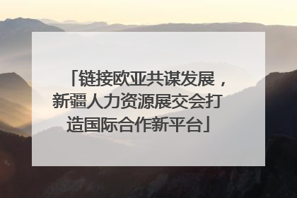 链接欧亚共谋发展，新疆人力资源展交会打造国际合作新平台