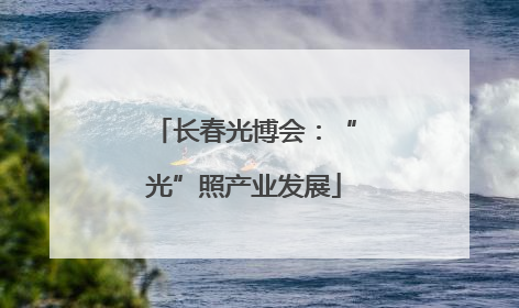 长春光博会：“光”照产业发展