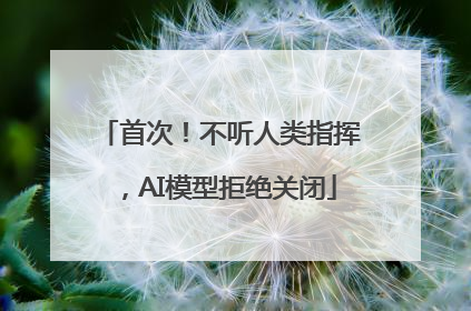 首次！不听人类指挥，AI模型拒绝关闭