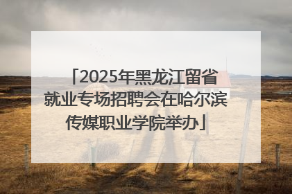 2025年黑龙江留省就业专场招聘会在哈尔滨传媒职业学院举办