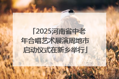 2025河南省中老年合唱艺术展演周地市启动仪式在新乡举行